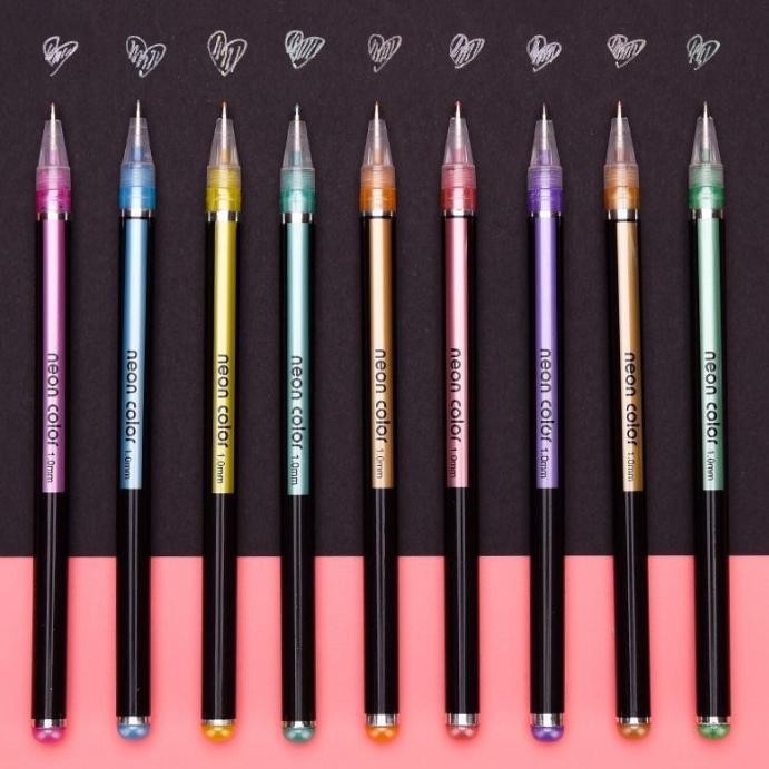 

Ready JT BISA COD S6076 Pulpen Warna-Warni 12 PCS / Pulpen Warna-Warni Tinta / Pen Gel Color /