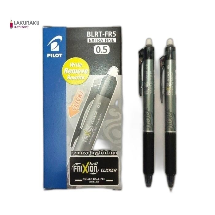

Ready JT PILOT FRIXION BALL CLICKER ERASABLE PEN 0.5 EXTRA FINE
