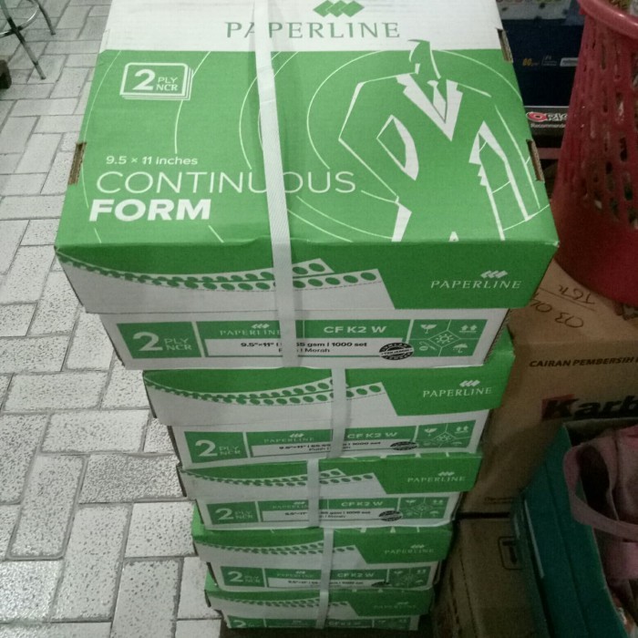 

Continuous Form Kertas Komputer Paper9.5 x11 2 ply CF K2