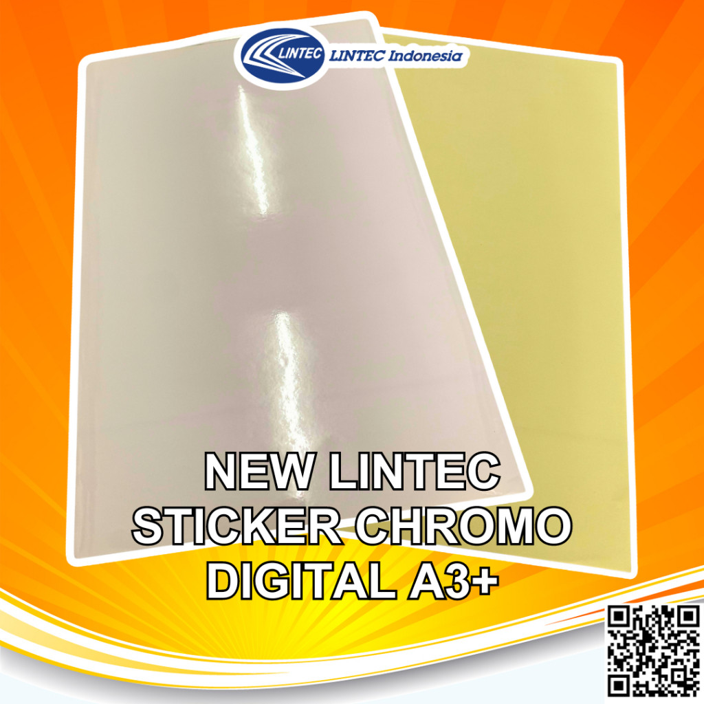 

Lintec Sticker Label Chromo Bontak A3+ New Stiker Kromo Glossy Print - Pack