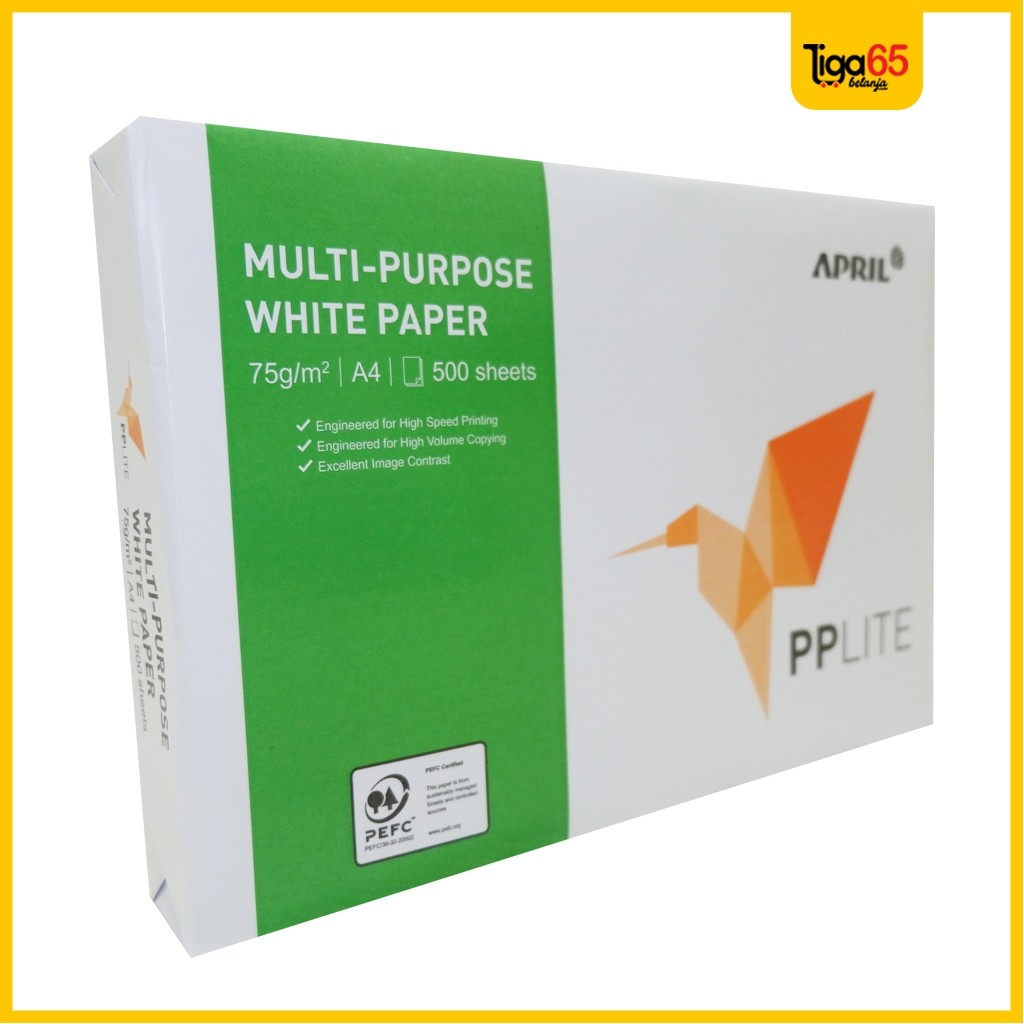 

Pp Lite Hvs A4 75Gsm / 1 Dus 5 Rim / Kertas Print Fotocopy / Kertas Hvs Pp Lite / Kertas Hvs A4