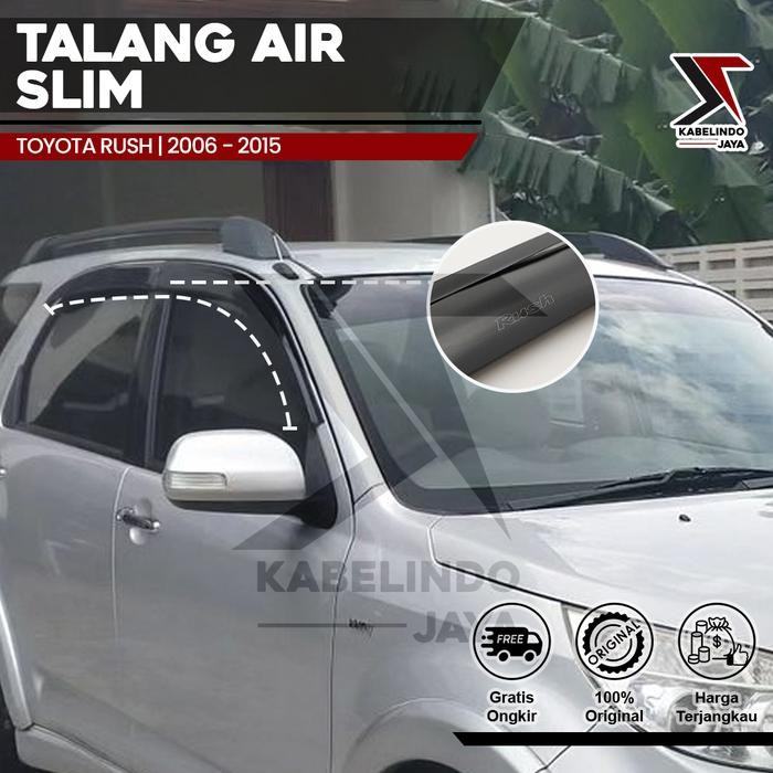 Talang Air Pintu Mobil Toyota Rush 2006 2015 Model Slim 4 Pintu TERLARIS