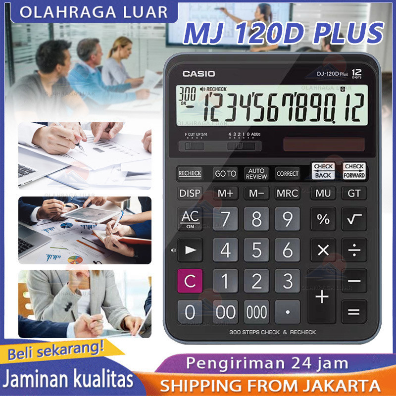 

Kalkulator Casio M J 120D PLUS CHECK CORRECT Kalkulator Meja Check Correct 100% asli
