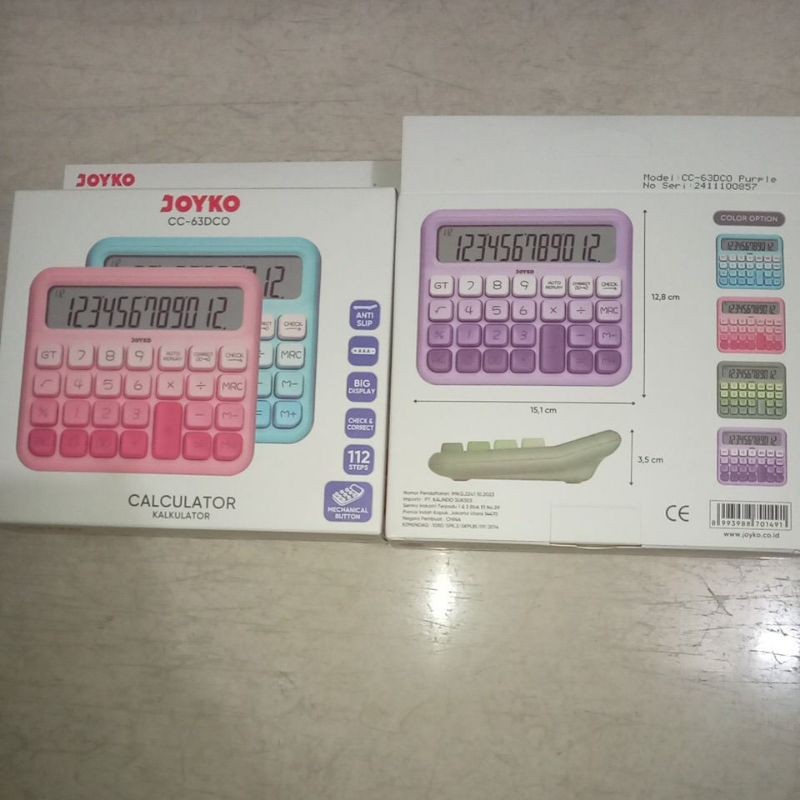 

Calculator CC-63DCO Joyko