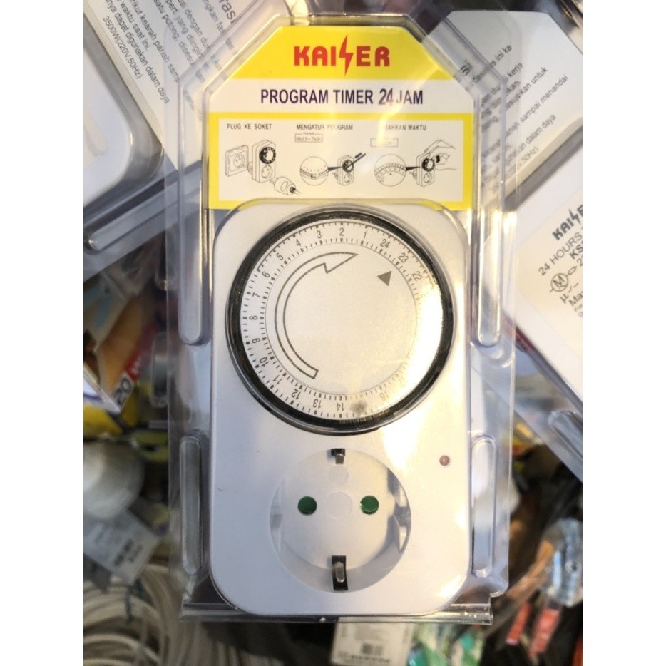 [Expert] Timer listrik 24 jam / timer kingstar / timer analog / timer colokan