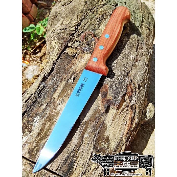 PREMIUM PISAU SEMBELIH 16CM GIESSER STICKING KNIFE BUBINGA WOOD