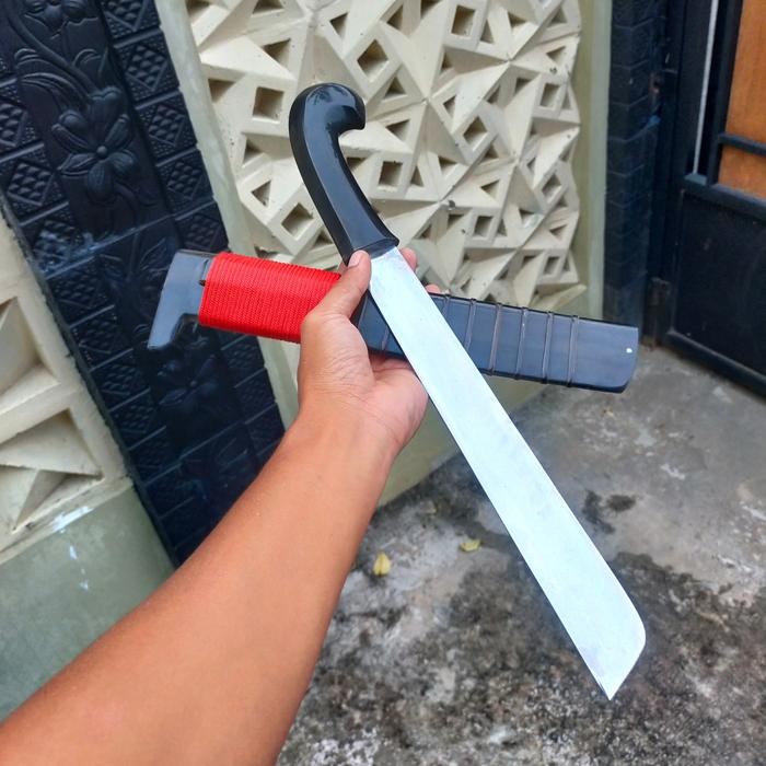 PREMIUM Golok sembelih baja Sleipner A88 27cm Fulltanduk sangat tajam