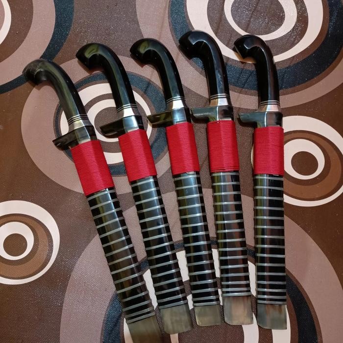 PREMIUM Golok sembelih fulltanduk kombinasi tanduk bule