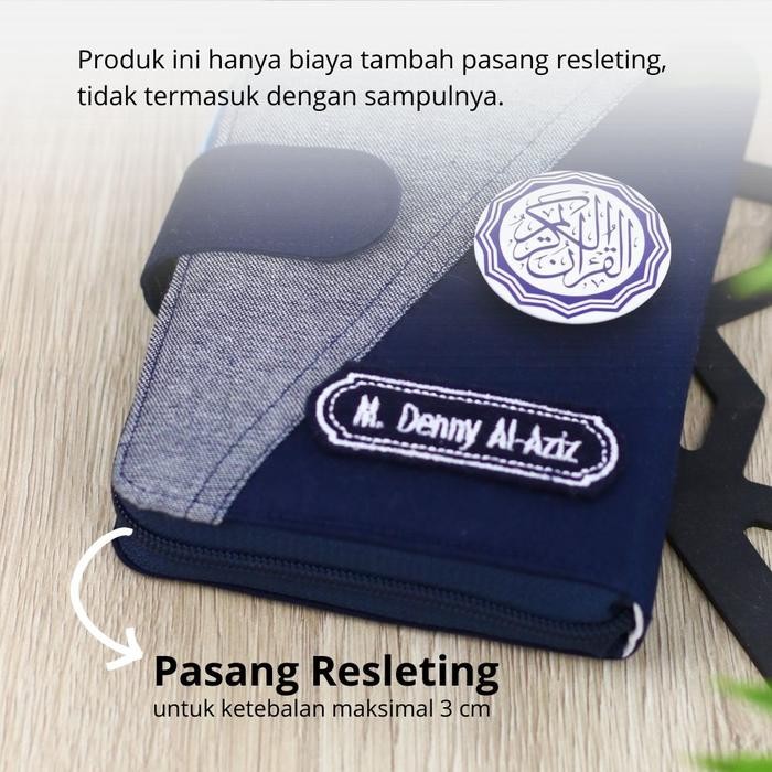 PREMIUM TAMBAH RESLETING di SAMPUL QURAN MOTIF