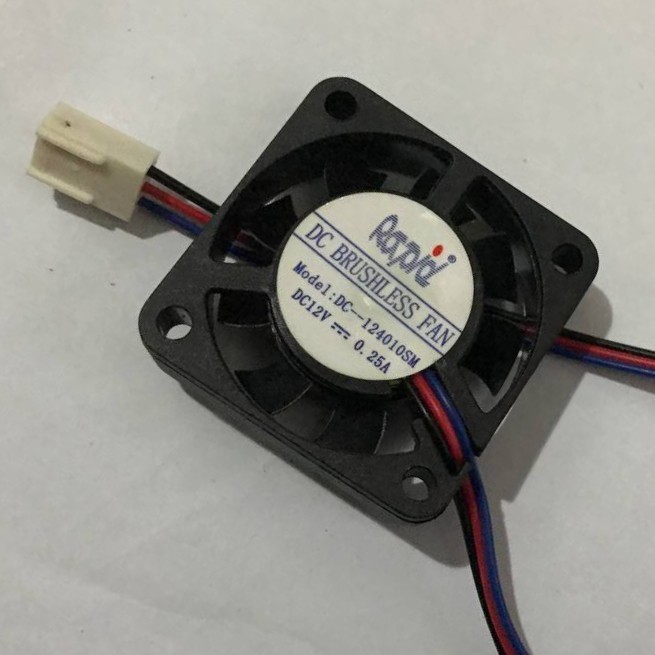[Expert] Kipas DC Fan 4cm 4x4 12V 3P CPU Komputer 12VDC 3 Kabel
