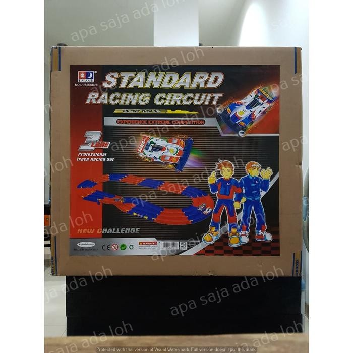 BerkahToys-- Track Tamiya 3 Jalur Jalanan Jalan Rel Jembatan Belokan Sirkuit Mobil