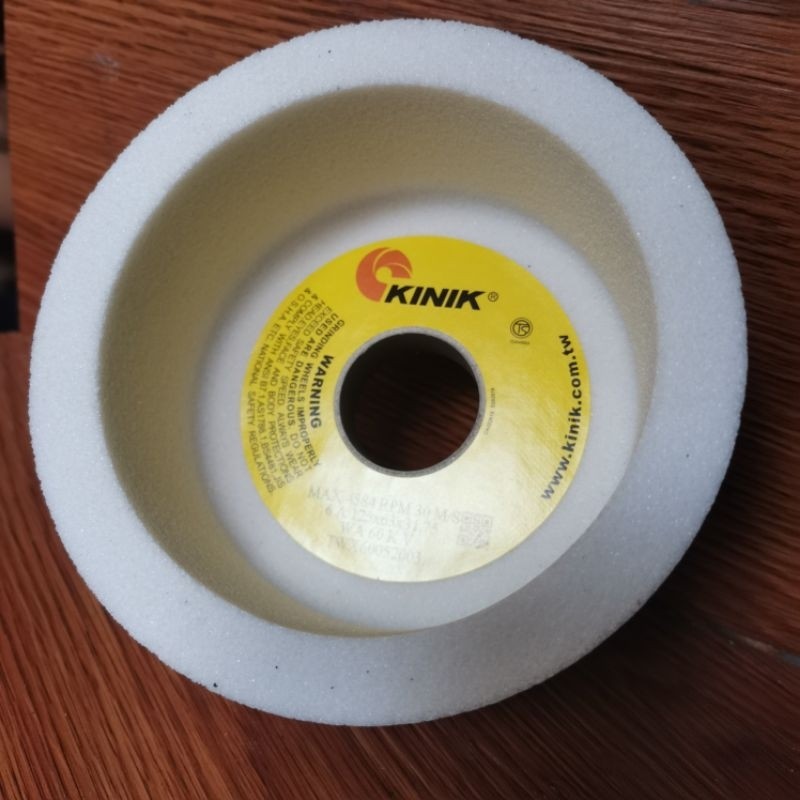 Batu gerinda mangkok 5 inch kinik 125x63x31.75 gerinda duduk