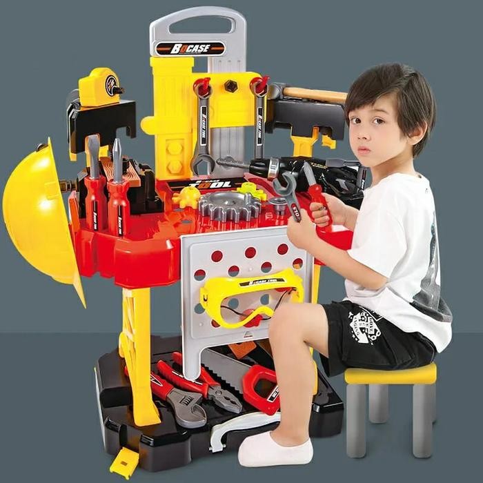

MurahTerJamin- KIDS TOOL SET Mainan Anak Pretend Play Set Alat Perkakas Lengkap 85pcs