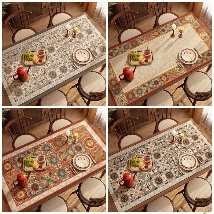 [ REDY ] Taplak Meja Aesthetic / Taplak Meja / Taplak Meja Dapur / Taplak Meja Motif / Taplak Meja