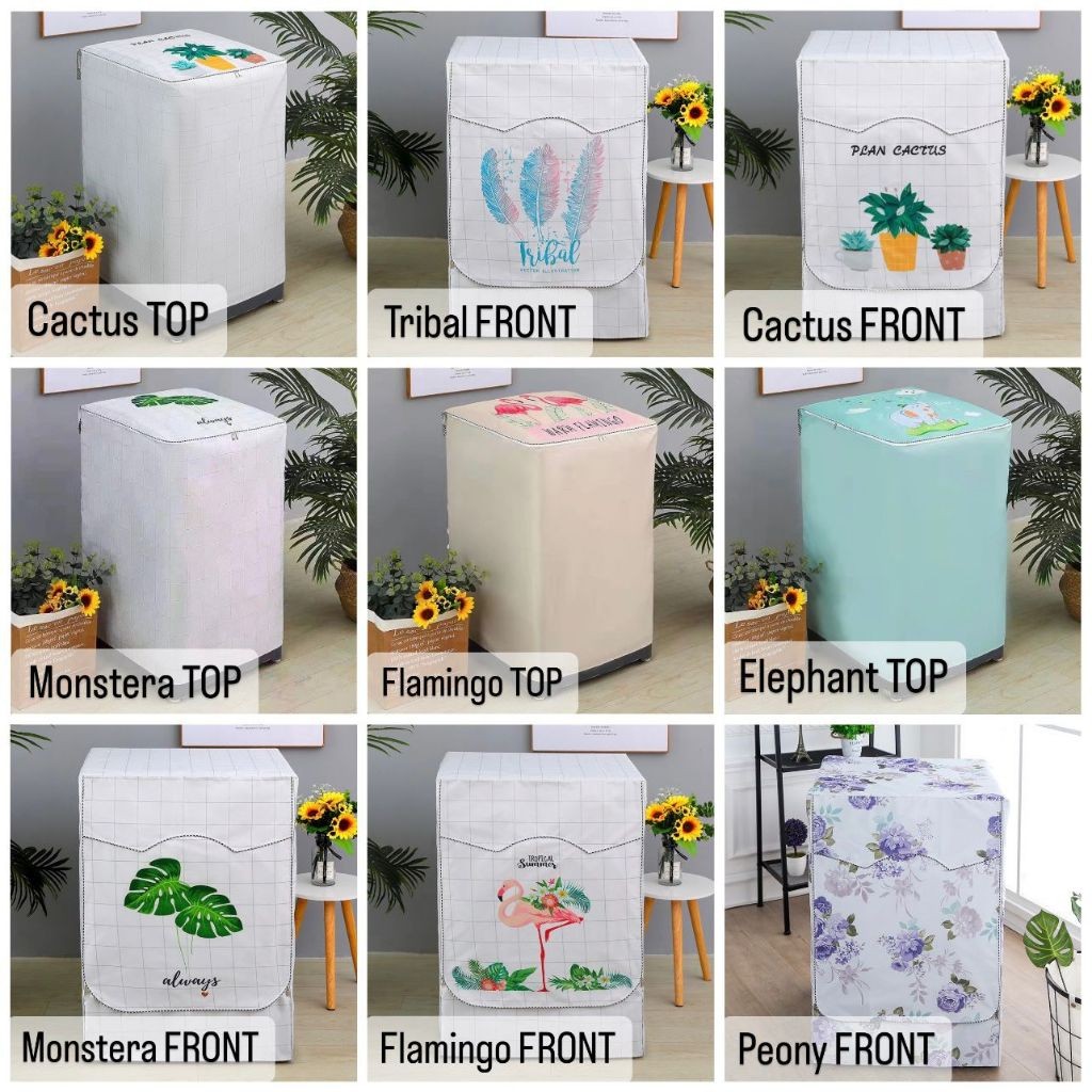 sarung mesin cuci 1 tabung / cover mesin cuci 1 tabung PVC WATERPROOF