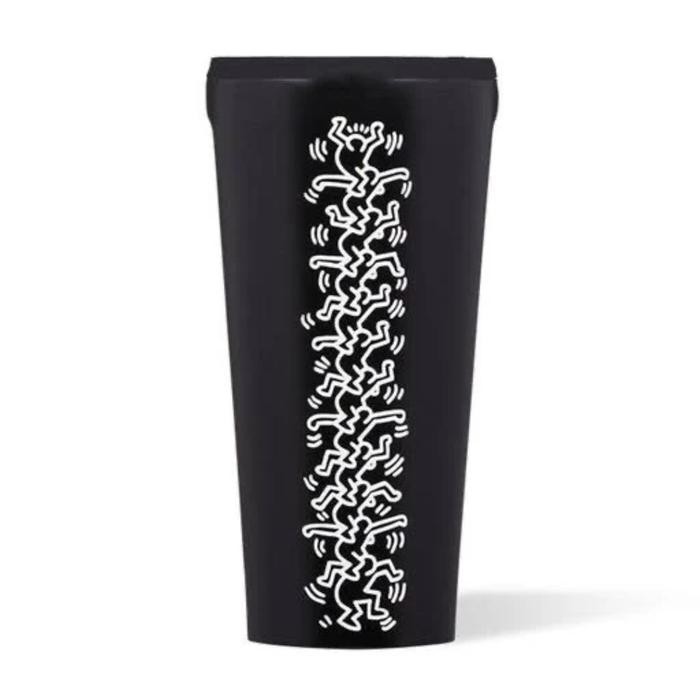 Corkcicle X Keith Haring People Stack 16 Oz Tumbler Gelas Num