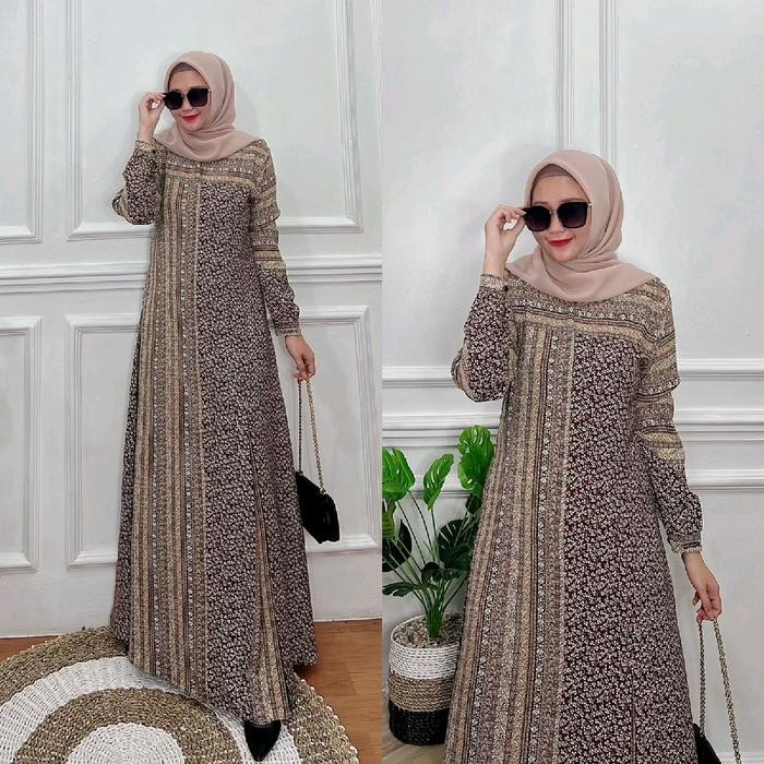magnolia dress by nasya fashions/gamis premium/gamis terbaru/gamis/baju wanita/gamis