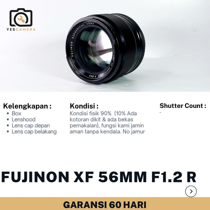 Lensa Fujinon XF 56mm F1.2 R Lensa Fuji 56mm F1.2 Fuji 56mm