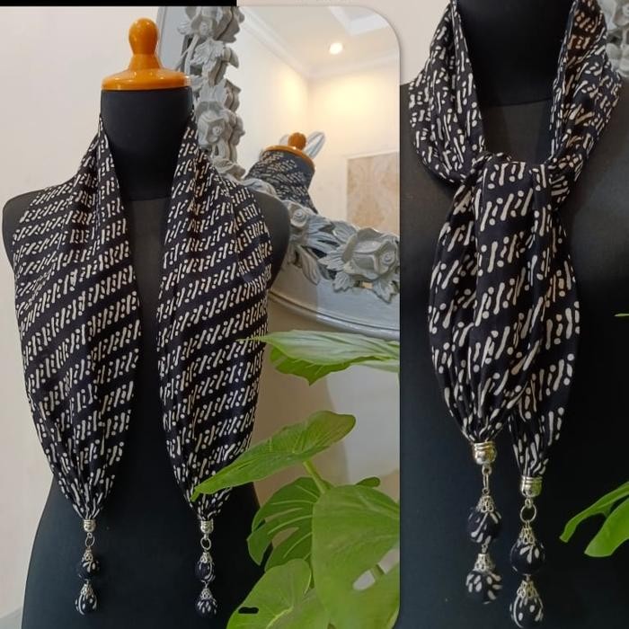 syal mini scarf batik / syal batik katun cap