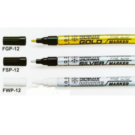 

Ready JT Snowman Paint Marker Besar / Kecil - Gold, Silver, White