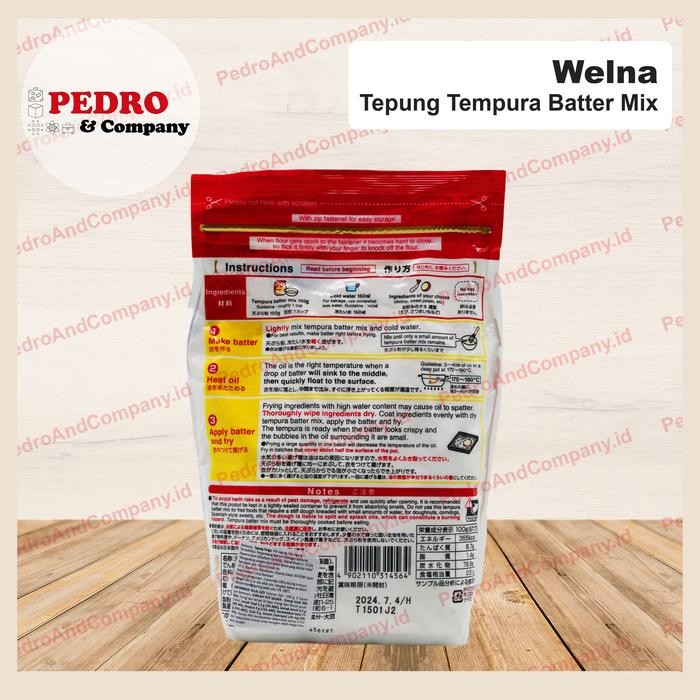 

Terlaris- Welna - Tempura Batter Mix/ Tepung Jepang Untuk Tempura (600 Gr)