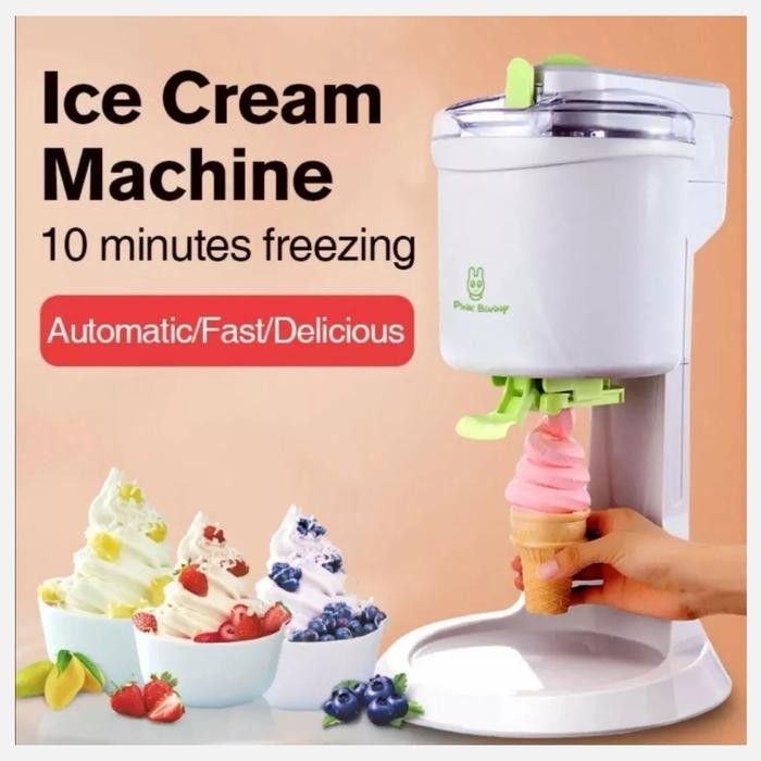 Mesin pembuat es krim otomatis homemade mini soft ice cream maker