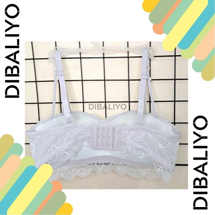 Bra Setengah Cup/Cup A-B/Busa Tebal/Tanpa Kawat/Art 8808-Dibaliyo