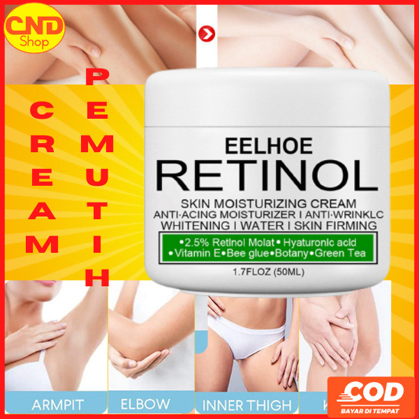 Ready selalu- Cream Salep Retinol Pemutih Ketiak Selangkangan Dan Bokong Gatal Hitam Bandel