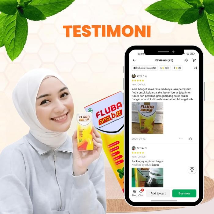 

Terlaris- Madu Fluba Anaba - Legakan Tenggorokan - 2 Box