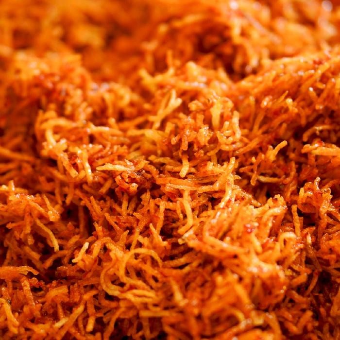 

Terlaris- Kentang Mustofa Cinta 500 Gram - Keripik Kentang Pedas Manis Homemade - Cemilan Food