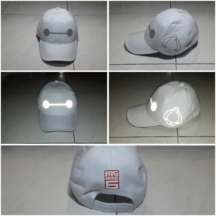 Topi Baymax Reflektif (Bersinar)