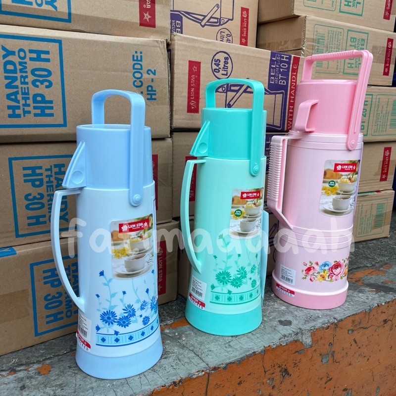 LION STAR Thermos Air Panas VACUUM FLASK 0.45 0.65 1.2 Liter Termos Air Panas Kecil / Termos Piknik