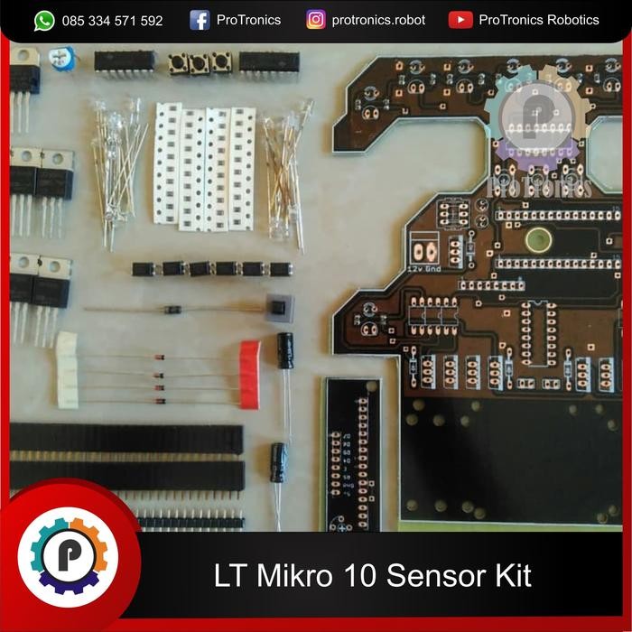 ROBOT LINE FOLLOWER LINE TRACER MODUL KIT STANDARD LOMBA BERKUALITAS