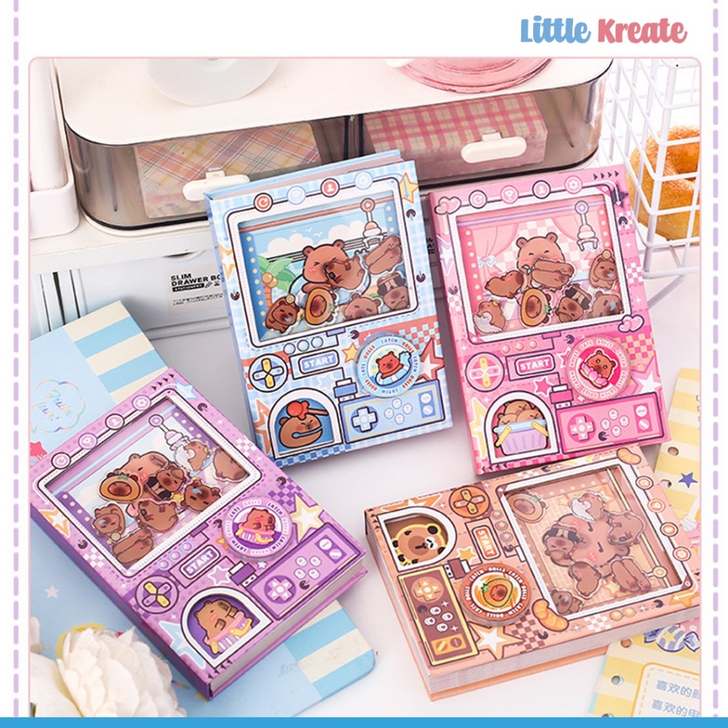 

Gachapon Notebook - Buku Tulis Mesin Gacha - Note Book Egg Twister - Vending Machine