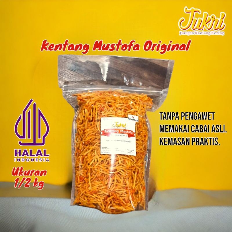 

KENTANG MUSTOFA UKURAN LARGE 500gr BEST SELLER! / TANPA BAHAN PENGAWET / Ijin P-IRT HALAL