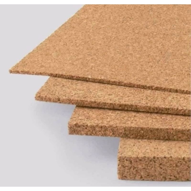 

gabus Cork board 1mm x 60cm x 90cm gabus patah lembaran 1mm