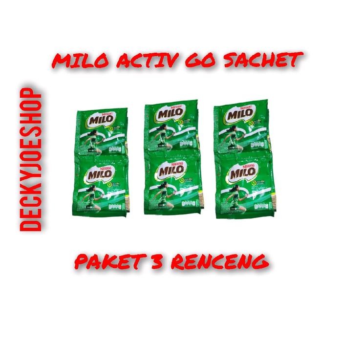 

Milo activ go paket 3 renceng Instan Minuman