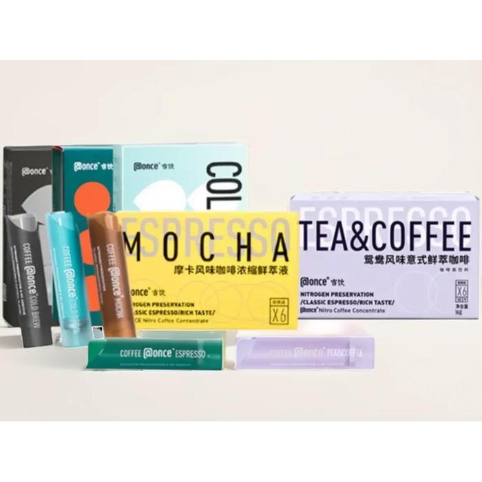 

Nitrogen Coffee Shot @once / Coffee Liquid Instant (nitrogen preservation) / Kopi suntik Dairy Free