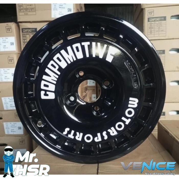 Velg mobil racing compomotive r15 rally untuk avanza,eterna,dll