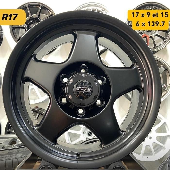 velg racing r17 BRADLEY SSW ORIGINAL ring 17 Pajero Fortuner Hilux j