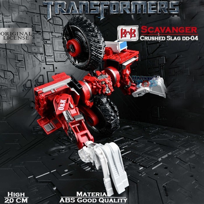 PROMO TERLARIS SALE  SALE ACTION FIGURE TRANSFORMERS AOYI DD-04 SCAVENGER CRUSHED SLAG EXCAVATOR
