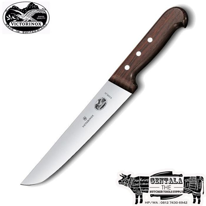 (Expert) Pisau Butcher/Sembelih Victorinox 20cm Rosewood Handle