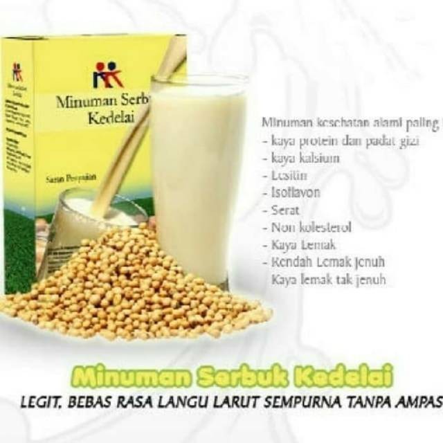 

(Expert) PAKET 3 Minuman Susu Kedelai Soya Bean Powder KK Indonesia Kaya Nutrisi dan Protein