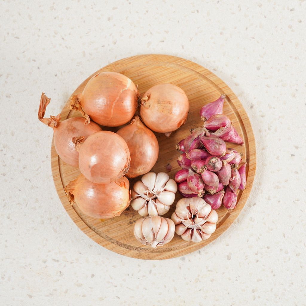 

Bawang Merah Mix Bawang Putih Konvensional 100 gram