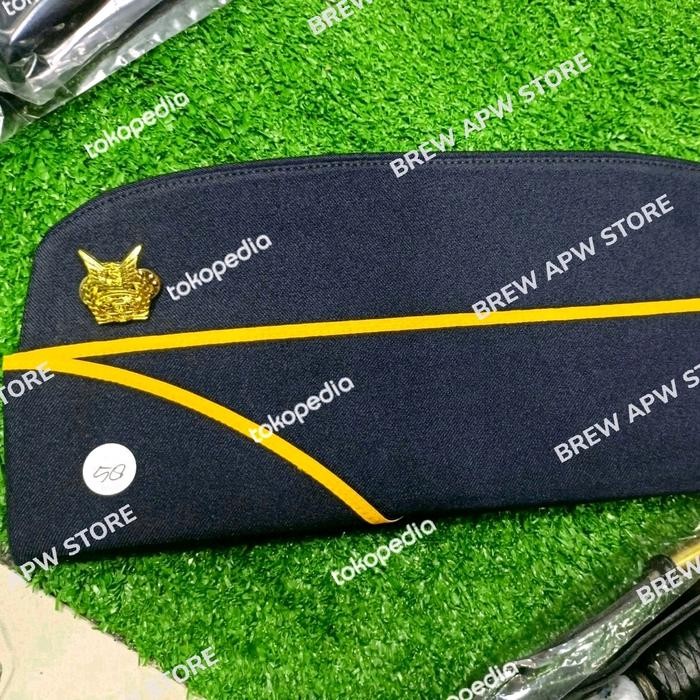 TOPI MUT TNI AU PAMA + EMBLEM - TOPI MUT PAMA TNI AU