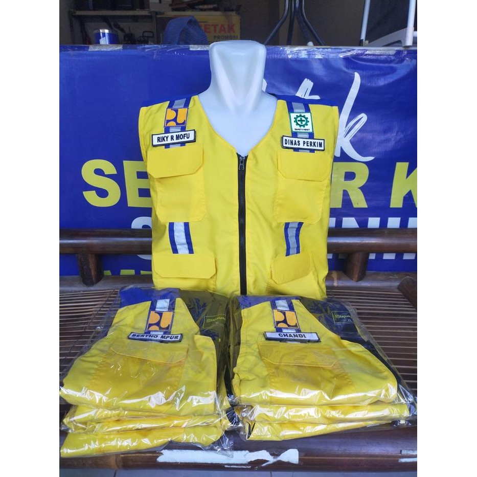 Rompi Safety Bina Marga premium / Rompi PUPR / Rompi PU / ROMPI