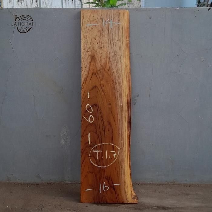 

TERLARIS! Papan Ambalan Meja Konsol Kayu Jati Asli Natural Prefinished A1 60cm