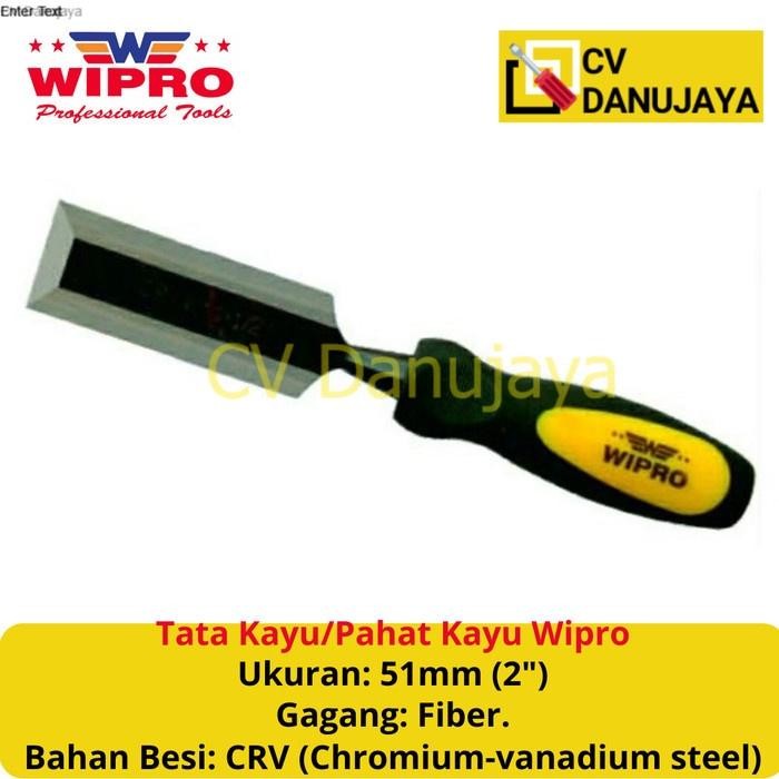 HOT SALE Tata Tatah Pahat Ukir Kayu 51mm Handle Gagang Fiber WIPRO