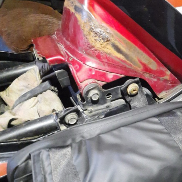 Tas samping motor Vixion, sidebag vixion for 2013 kebawah