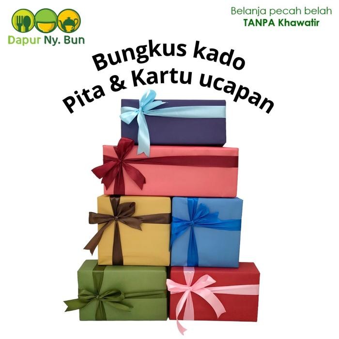

Pesta- Tambahan Kertas Kado Polos, Pita & Kartu Ucapan